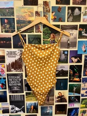 Mustard Polka Dot One Piece- Brand: Skin by SAME